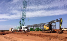  Work at the Yamarna power station. 