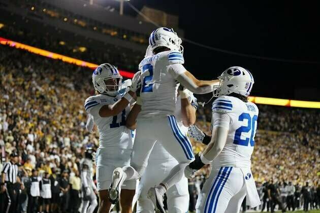 Down 14 early, No. 25 BYU rebounds to edge Colorado