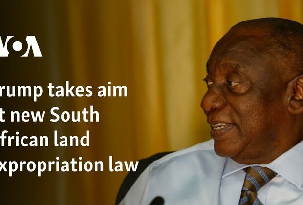 Trump takes aim at new South African land expropriation law