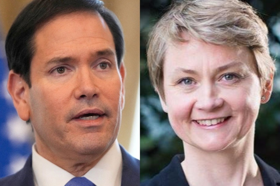 Marco Rubio, UK Foreign Secretary discuss Iran ceasefire and security in Strait of Hormuz; stress need to restore free navigation