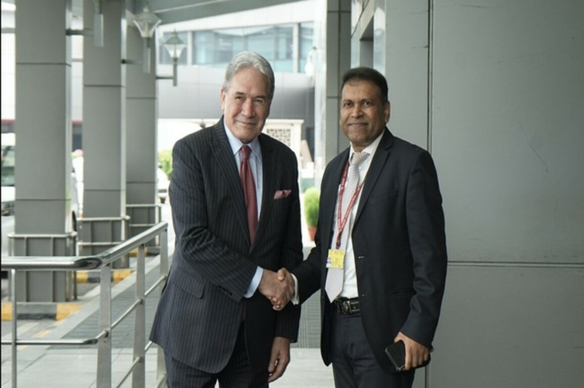 India welcomes New Zealand's Deputy PM & Foreign Minister Winston Peters for official visit