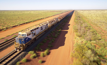  FMG rail line in the Pilbara. 