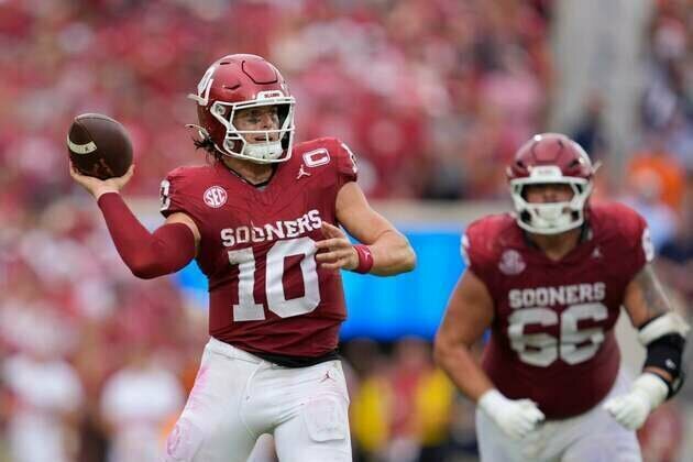 Oklahoma QB, Heisman frontrunner John Mateer to miss time due to hand surgery