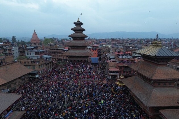 Nepal indulge in Biska celebration to mark arriving Nepali new year