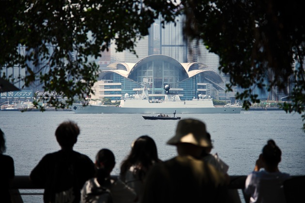 CHINA-HONG KONG-PLA NAVAL FLEET-DEPARTURE (CN)