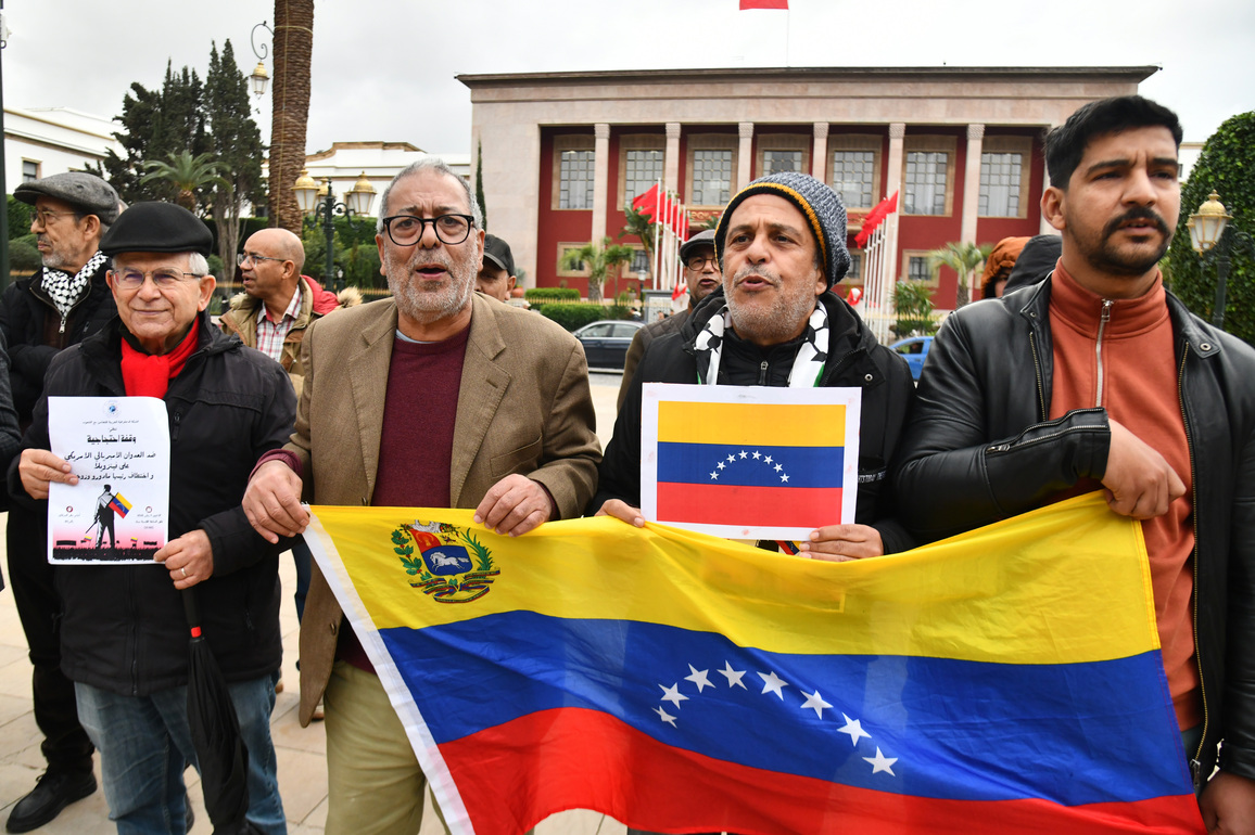 MOROCCO-RABAT-VENEZUELA-PROTEST