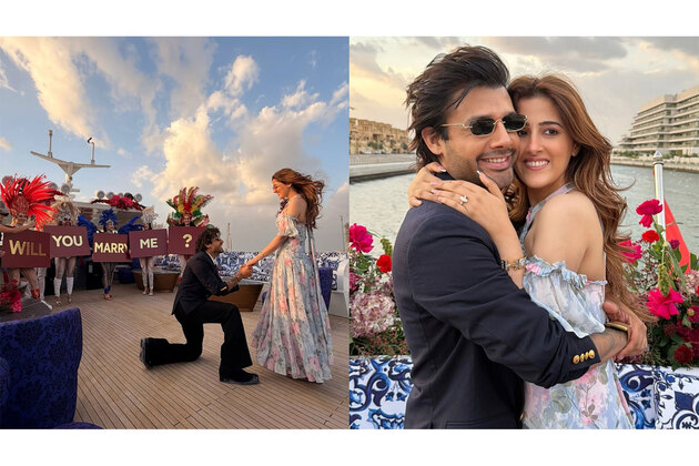 Kriti Sanon's sister Nupur Sanon gets engaged to longtime boyfriend Stebin Ben, check pics