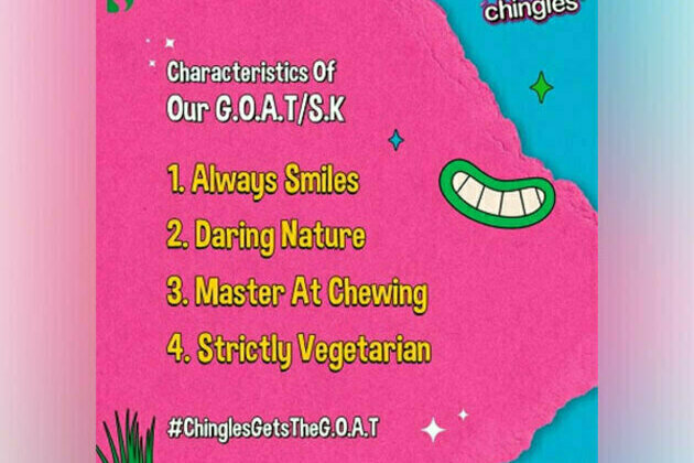 Chingles announces #ChinglesGetsTheGOAT campaign