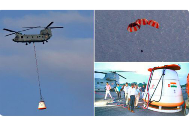 ISRO completes first integrated Air Drop Test for Gaganyaan Mission