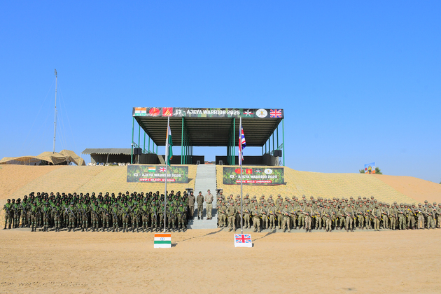 Ajeya Warrior-25: India-UK joint military training underway in Rajasthan