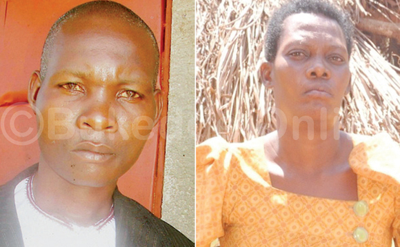 Kayemba ne mukyalawe abagambibwa okubba ente. Kayemba ne mukyalawe abagambibwa okubba ente.