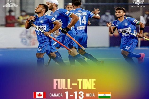 FIH Men's Junior WC: Hosts India thrash Canada 13-1