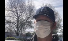 "Mask Saunders"  Wearing a mask or face covering is now compulsory in Victoria.