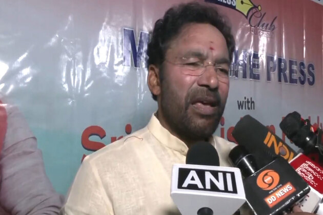 "Congress sold itself to AIMIM...don't talk about respect of Hindus, Christians': Union Minister Kishan Reddy