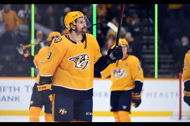 NHL roundup: Filip Forsberg's 4-goal night propels Predators