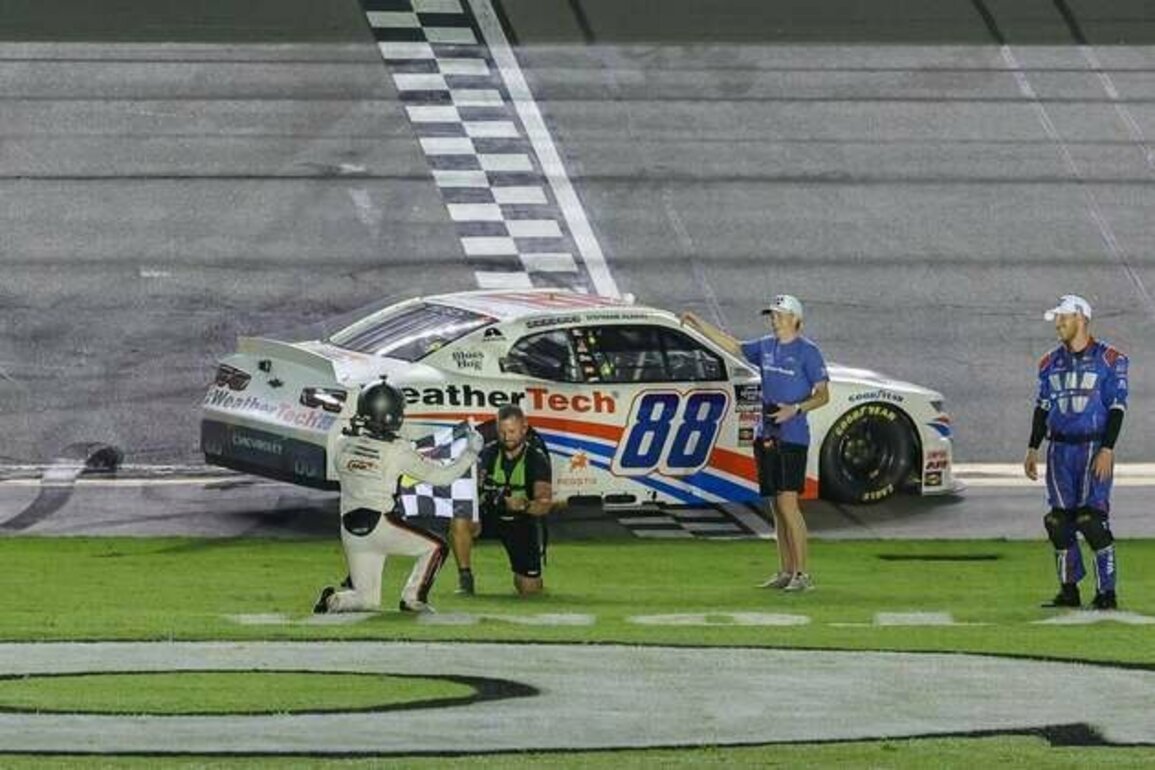 Parker Kligerman wins Daytona Xfinity race in relief