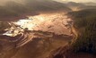 Lama da barragem de Fundão, da Samarco, que se rompeu em Mariana (MG)