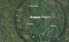 Localização do projeto Arapuá, em Minas Gerais