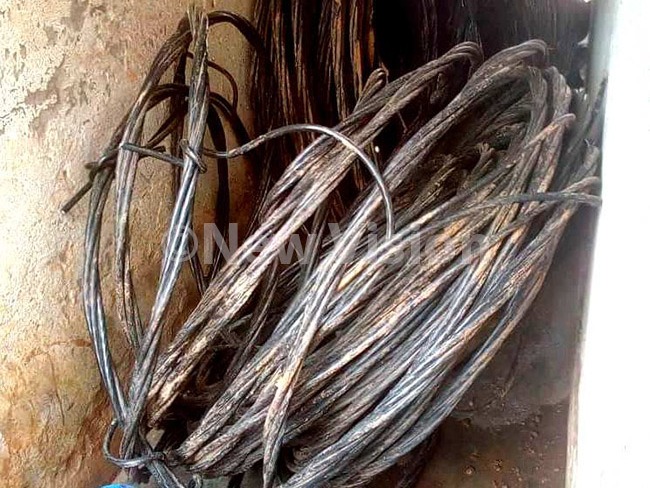  ome of the wires that were impounded hoto by avis uyondo