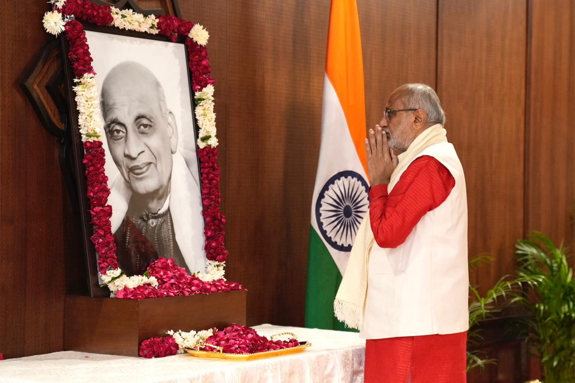 "Unparalleled achievement": Vice President C P Radhakrishnan honours Sardar Patel's role in uniting India on his death anniversary