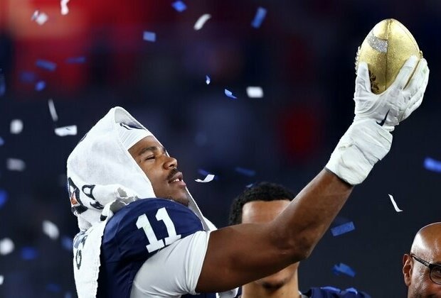 Ex-Penn State DE Abdul Carter (shoulder) to skip combine workouts