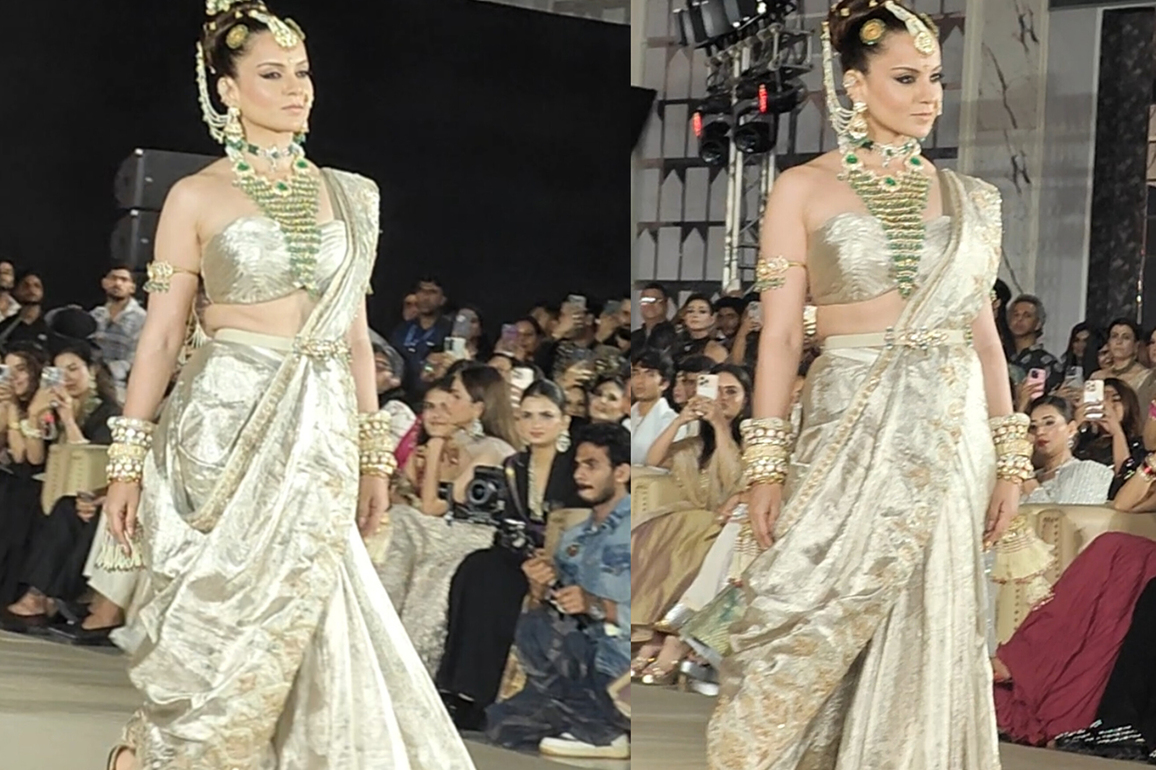 Kangana Ranaut stuns in regal bridal look as she returns to ramp for 'Raabta by Rahul'