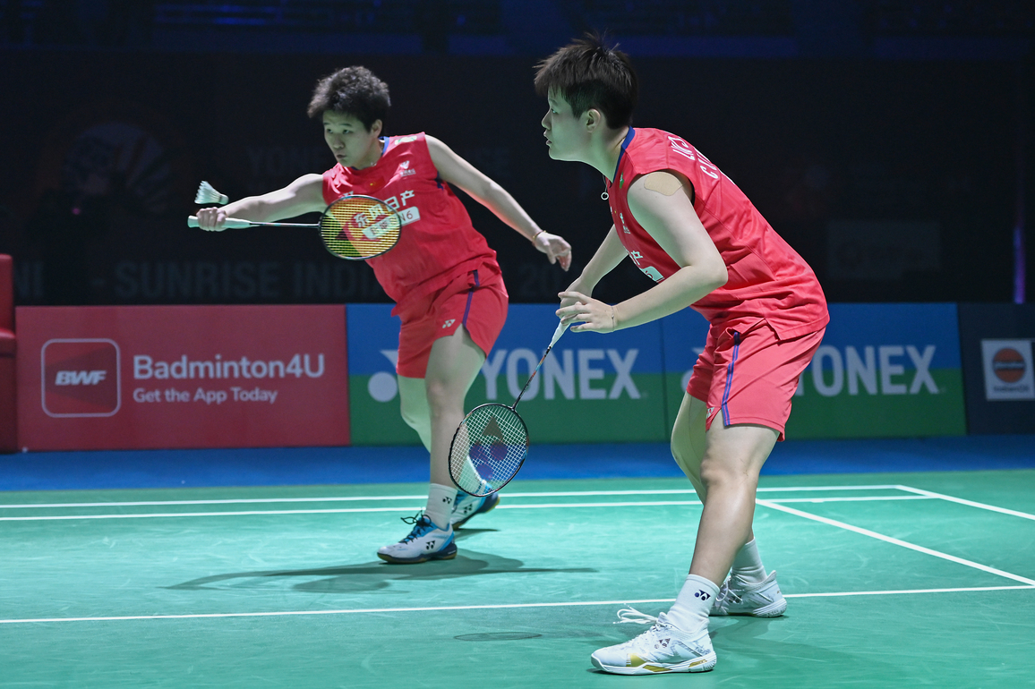 (SP)INDIA-NEW DELHI-BADMINTON-INDIA OPEN 2026-WOMEN'S DOUBLES