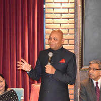 Ambassador to Azerbaijan Abhay Kumar interacts with Indian Community in Baku