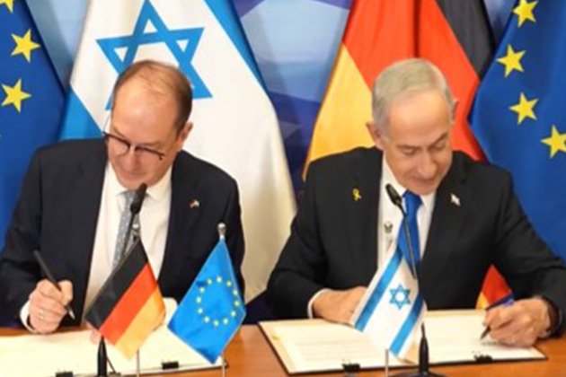 Israel, Germany sign joint declaration to boost security, cyber, anti-terror ties