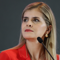 COSTA RICA-SAN JOSE-LAURA FERNANDEZ-PRESS CONFERENCE