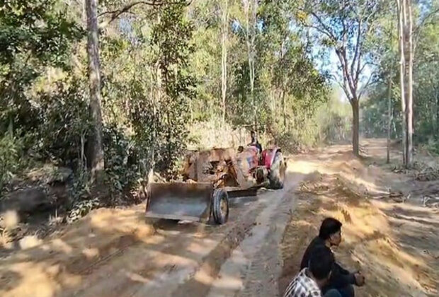 Road to bring fortune in villages of Chhattisgarh's Balrampur district at Jharkhand border