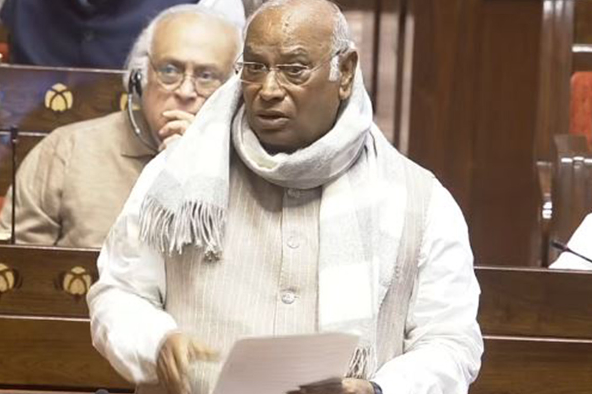 "Against democracy, freedom of speech": Mallikarjun Kharge after big portion of his RS speech expunged