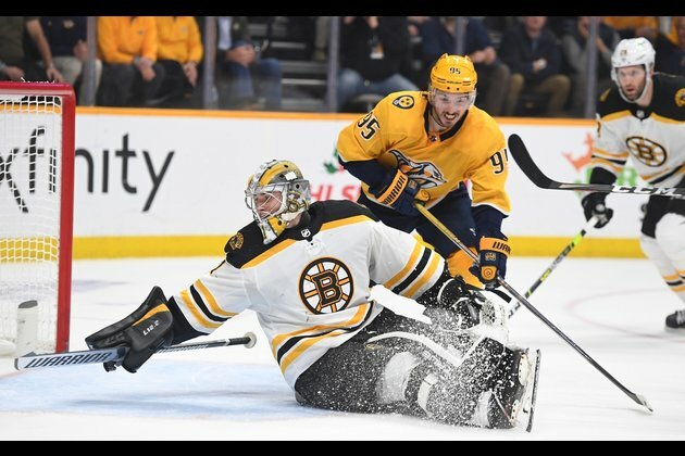 Jeremy Swayman, Bruins blank Predators