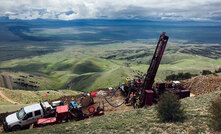 Drilling at Black Pine in Idaho, USA