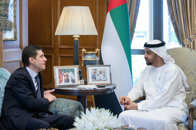Hamdan bin Zayed receives Ambassador of Russian Federation to UAE