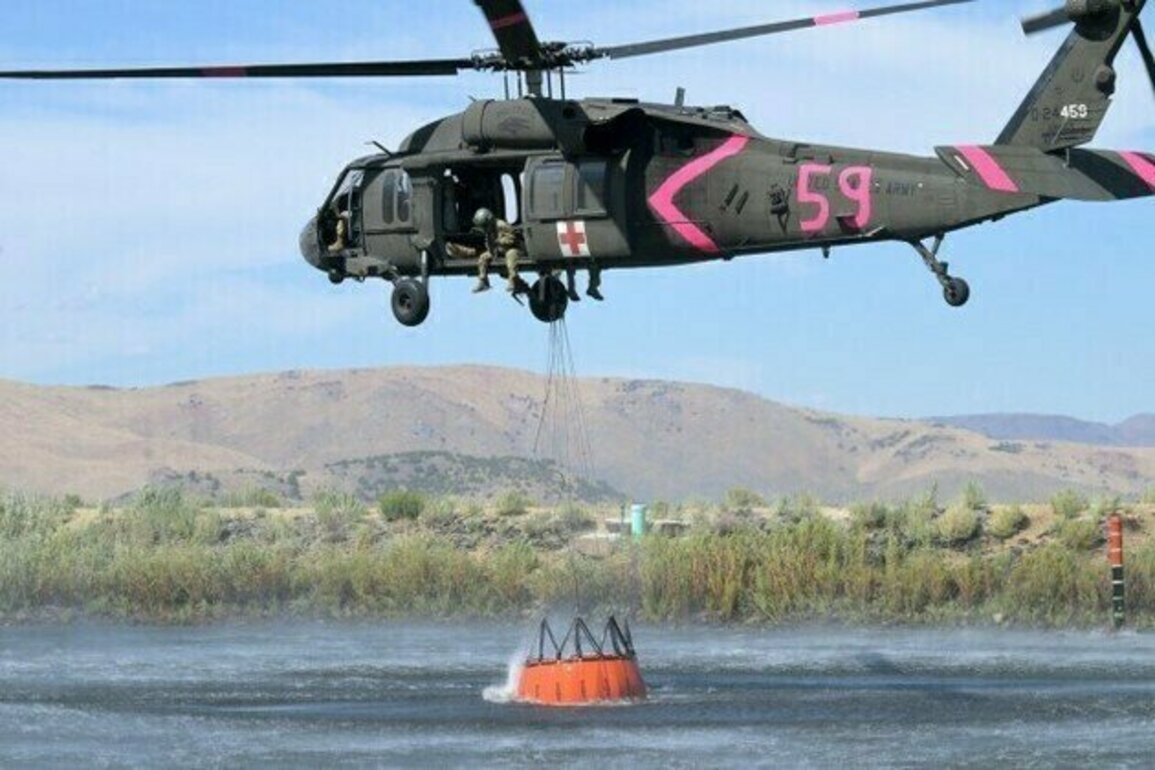 Nevada National Guard Aerial Firefighters Mark Busy August