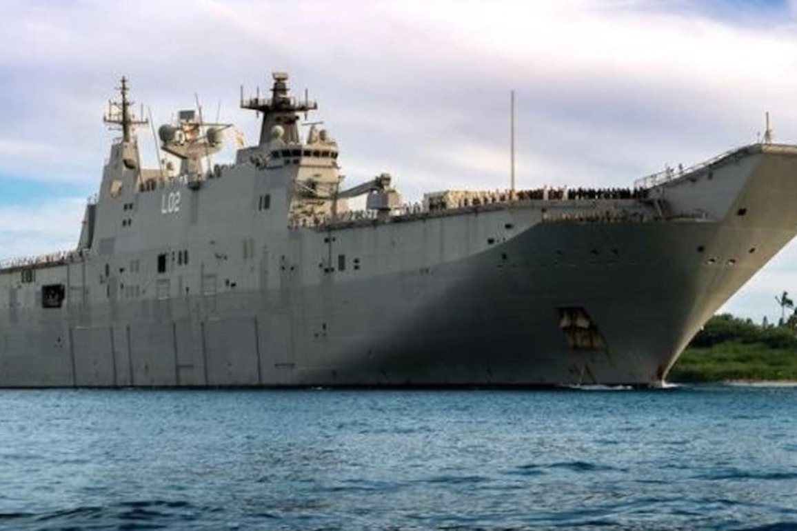 Australian navy ship HMAS Canberra causes internet outage in parts of NZ