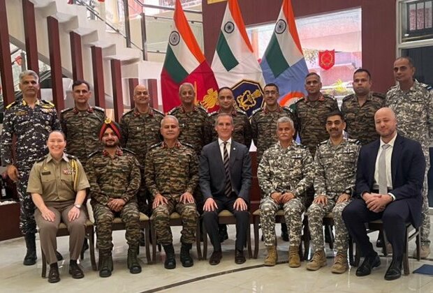 US envoy Garcetti discusses defence strategy with Indian military leaders, educators