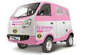 Pink autos ply the roads of Gwalior, courtesy Tata Motors' Veerangana
