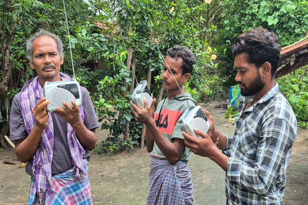 Chhattisgarh: CRPF distributes radios in villages under Civic Action Programme
