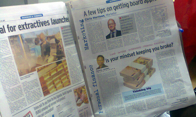In today's New Vision: City land reforms In today's New Vision: City land reforms