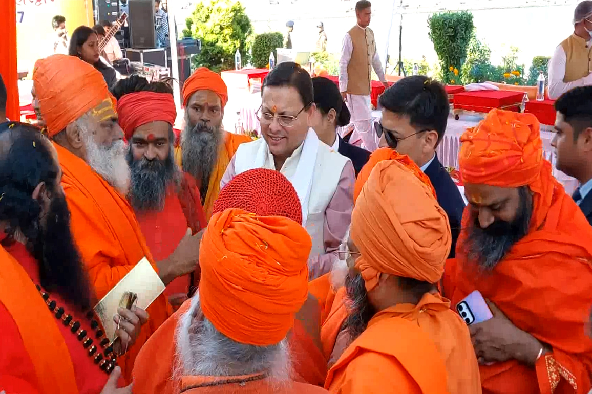 Uttarakhand CM holds meeting with saints of Akharas to discuss preparations for 2027 Kumbh Mela