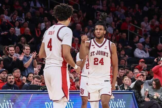 Top 25 roundup: No. 25 St. John's tops Butler to extend win streak to 7