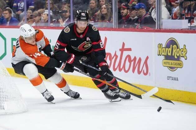 Senators edge Flyers for much-needed win
