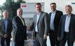 From left to right: Ulf Richter (ABB Product Manager Mining Conveyor Systems), Frank Kschamer (ABB Head of Sales Mining Germany), Thomas Jabs (TAKRAF Group CEO), Frank Enderstein (TAKRAF Group Head of Sales & Marketing), Daniel Greune (TAKRAF Group Vice President Systems)