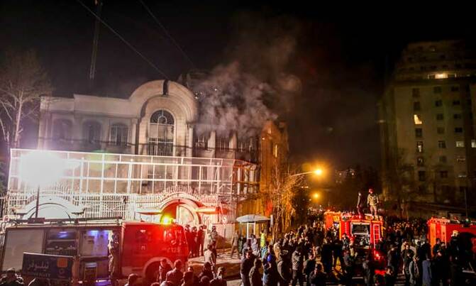 Iran accuses Saudi Arabia of hitting embassy in Yemen air strike Iran accuses Saudi Arabia of hitting embassy in Yemen air strike