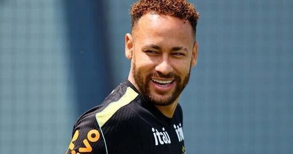 Brazil's Neymar takes part in training: 'Did you miss me?'