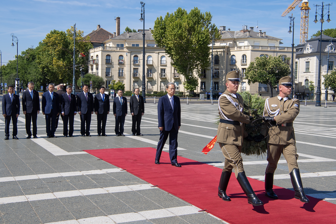 HUNGARY-CHINA-ZHAO LEJI-OFFICIAL GOODWILL VISIT