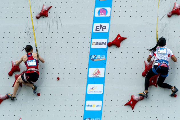 (SP)INDONESIA-BALI-SPORT CLIMBING-IFSC WORLD CUP-WOMEN'S SPEED-FINAL
