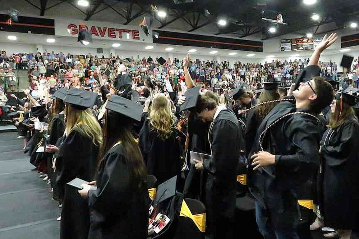 Gravette seniors receive diplomas during graduation ceremony - Northwest Arkansas Democrat-Gazette